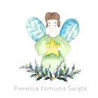 Clear Creations, Swarovski, karnet, kwadrat, Komunia, chłopiec