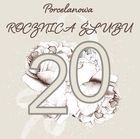 Clear Creations, Swarovski, karnet, kwadrat, Rocznica Ślubu 20