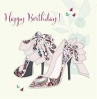 Clear Creations, Swarovski, karnet, kwadrat, Urodziny, szpilki