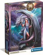 Clementoni, Anne Stokes Collection, Dragon Mage, puzzle, 1000 elementów