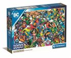 Clementoni, DC Comics, Liga Sprawiedliwości, puzzle, 1000 elementów