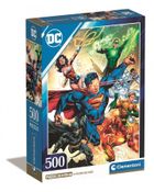 Clementoni, DC Comics, Liga Sprawiedliwości, puzzle, 500 elementów