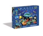 Clementoni, Delfiny, puzzle 3D, 1000 elementów