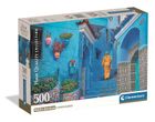 Clementoni, High Quality, Blue Street of Chefchaouen, puzzle, 500 elementów