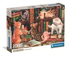Clementoni, High Quality, Curious Whiskers, puzzle, 1000 elementów