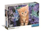 Clementoni, High Quality, Gattino Rosso, puzzle, 500 elementów