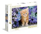 Clementoni, High Quality, Kot, puzzle, 500 elementów