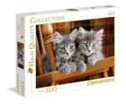 Clementoni, High Quality, Kotki, puzzle, 500 elementów