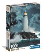 Clementoni, High Quality, Lightouse In The Storm, puzzle, 1000 elementów