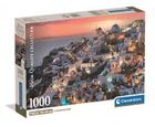 Clementoni, High Quality, Shades of Santorini, puzzle, 1000 elementów