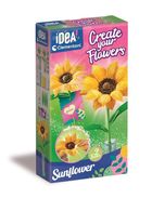 Clementoni, Idea, Mini fabryka kwiatów, słonecznik, zestaw kreatywny