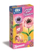 Clementoni, Idea, Mini fabryka kwiatów, zawilec, zestaw kreatywny