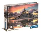 Clementoni, Le Magnifique Mont Saint-Michel, puzzle, 1000 elementów