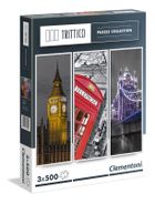 Clementoni, Londyn Trittico, puzzle 3w1, 1500 elementów
