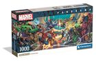 Clementoni, Panorama, Marvel, Heroes vs Villans, puzzle, 1000 elementów