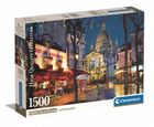 Clementoni, Paris, Montmartre, puzzle, 1500 elementów