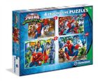 Clementoni, Spider-Man, puzzle 4w1, zestaw, 360 elementów