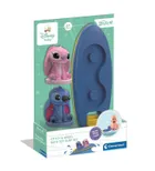 Clementoni, Stitch i Angel z deską surfingową, zestaw zabawek do kąpieli