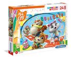 Clementoni, Super Color, 44 Koty, puzzle maxi, 24 elementy