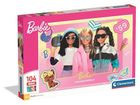 Clementoni, Super Color, Barbie, puzzle maxi, 104 elementy