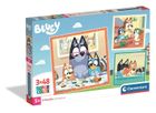 Clementoni, Super Color, Bluey, puzzle, 3-48 elementów