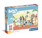 Clementoni, Super Color, Bluey, puzzle, 60 elementów