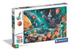 Clementoni, Super Color, Cosmic Crew, puzzle, 104 elementy