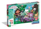 Clementoni, Super Color, Koci Domek Gabi, puzzle, 104 elementy