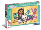 Clementoni, Super Color, Koci Domek Gabi, puzzle maxi, 24 elementy