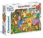 Clementoni, Super Color, Kubuś Puchatek, puzzle maxi, 24 elementy