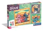 Clementoni, Super Color, Lilo i Stitch, puzzle, 3-48 elementów