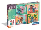 Clementoni, Super Color, Lilo i Stitch, puzzle 4w1