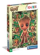 Clementoni, Super Color, Marvel, Groot, puzzle, 104 elementy