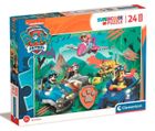 Clementoni, Super Color, Psi Patrol, puzzle maxi 24 elementy