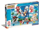 Clementoni, Super Color, Sonic, puzzle maxi, 24 elementy