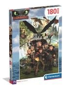 Clementoni, Super, Jak wytresować smoka, puzzle, 180 elementów
