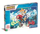 Clementoni, Super, Sonic, puzzle, 104 elementy