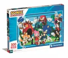Clementoni, Super, Sonic, puzzle, 300 elementów
