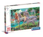 Clementoni, Super, Unicorns, puzzle, 180 elementów