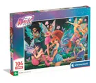 Clementoni, Super, Winx, puzzle, 104 elementów