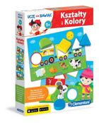 Clementoni, Uczę się bawiąc, Kształty i kolory, gra edukacyjna