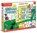 Clementoni, Uczę się bawiąc, Mówiące pióro, 500 Pytań, Zwierzęta, gra edukacyjna