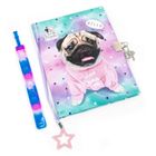 Cleo i Frank, pamiętnik z kłódką, zestaw z bransoletką