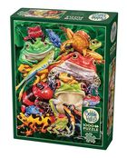 Cobble Hill, Kolorowe Żaby, puzzle, 1000 elementów