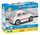 Cobi, 1965 Fiat 595 Abarth, 1:35, klocki, 65 elementów