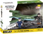 Cobi, Historical Collection WWII, V-1 Flying Bomb (latająca bomba), klocki, 265 elementów