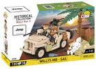 Cobi, Historical Collection WWII, Willys MB SAS, klocki, 180 elementów