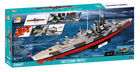 Cobi, Small Army, WOWS Battleship Tirpitz niemiecki pancernik, klocki, skala 1:300, 2000 elementów