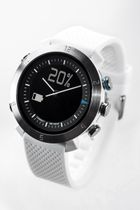 Cogito Classic, smartwatch, zegarek analogowy z cyfrowym wyświetlaczem, biały