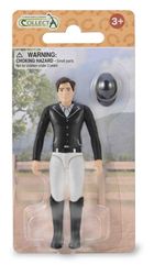 Collecta, Zawodowa dżokejka z jasnym hełmem jeździeckim, figurka, 84279
